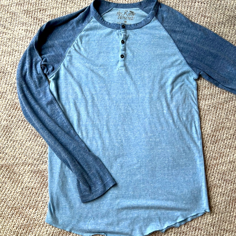 Blue baseball long sleeve